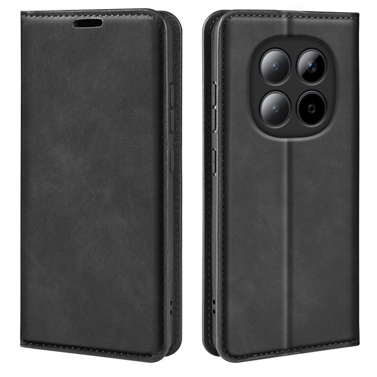 Retro-skin Magnetic Suction Leather Phone Case