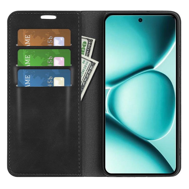 Retro-skin Magnetic Suction Leather Phone Case