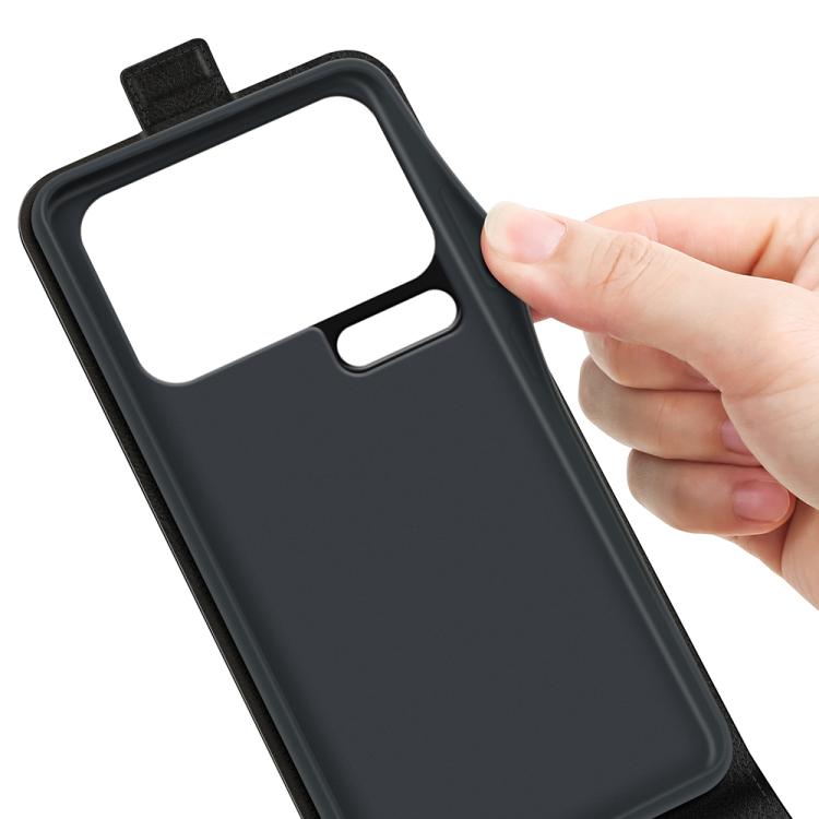 R64 Texture Single Vertical Flip Leather Phone Case