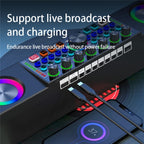 SY8 Live Sound Card All-in-one Machine Speaker Stereo Subwoofer With Mic — view 7