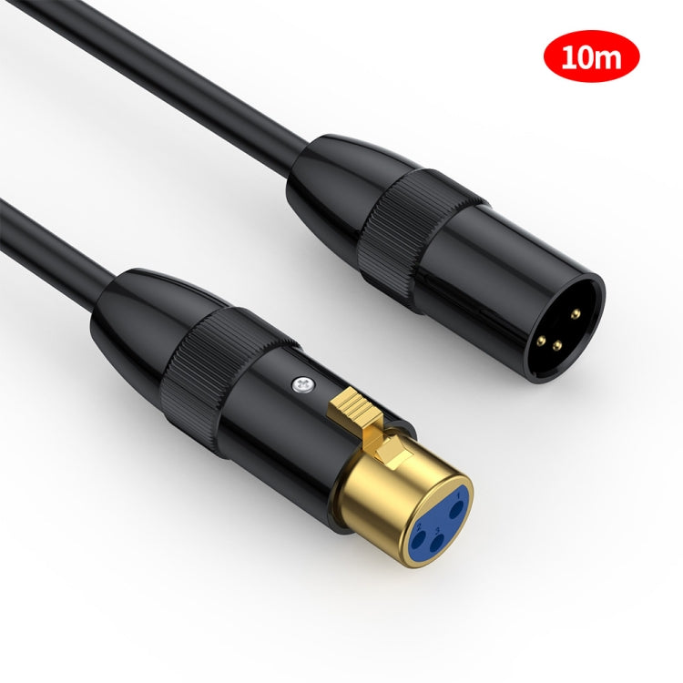 JUNSUNMAY XLR Male to Female Mic Cord 3 Pin Audio Cable Balanced Shielded Cable — 5m