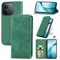 Retro Skin Feel Magnetic Flip Leather Phone Case
