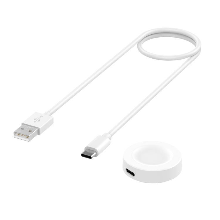 Smart Watch Magnetic Suction Split Charging Cable, Length: 1m — White