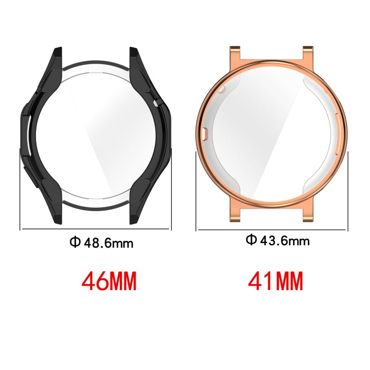 Full Coverage TPU Electroplated Watch Protective Case