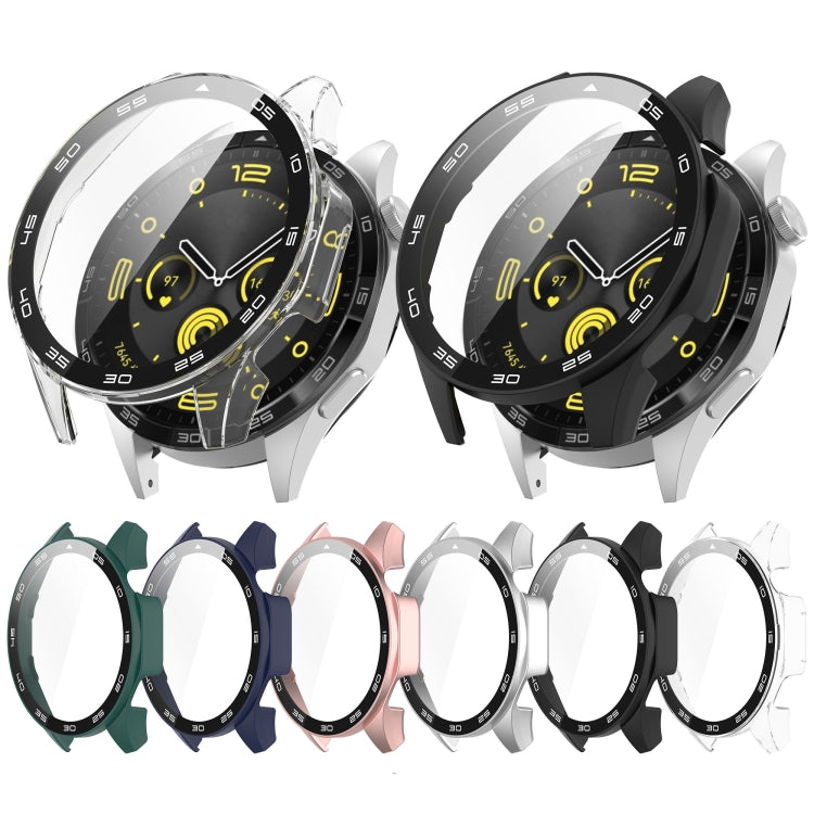 PC + Tempered Glass Integrated Watch Protective Case with Graduated Dial