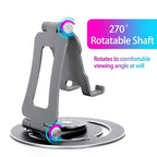 G60 Portable Folding 360-Degree Rotating Desktop Phone Tablet Holder — view 8