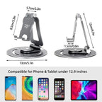 G60 Portable Folding 360-Degree Rotating Desktop Phone Tablet Holder — view 10