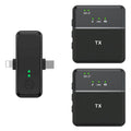 SX31 3 in 1 Lavalier 2.4G Wireless Noise Reduction Mic with Dual Transmitter + Receiver