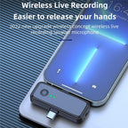 SX31 3 in 1 Lavalier 2.4G Wireless Noise Reduction Mic with Dual Transmitter + Receiver — view 3