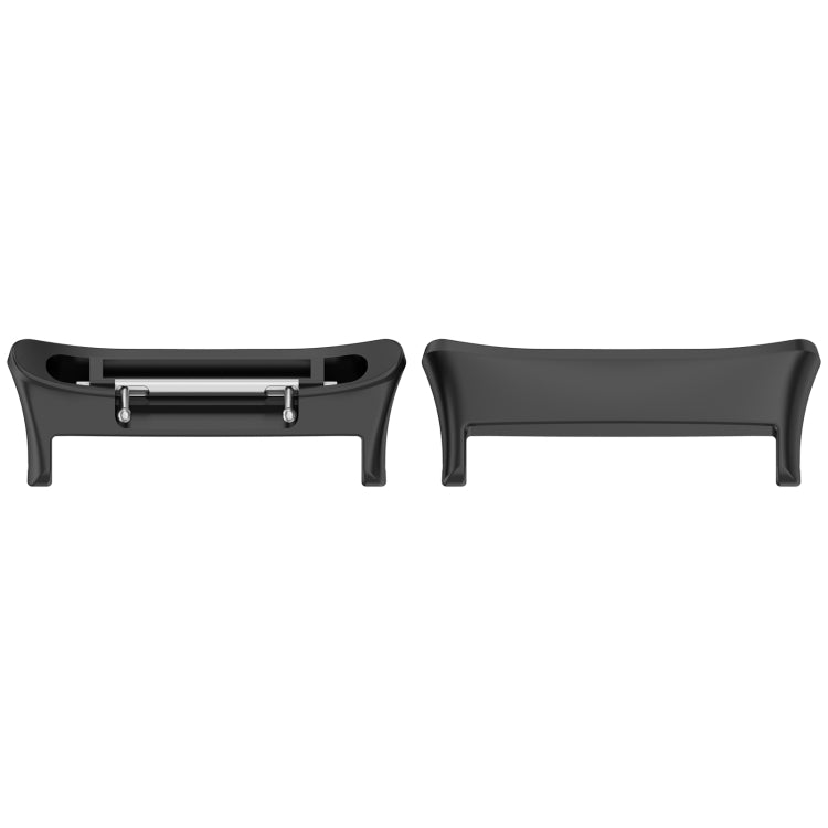 For Honor Watch 4 TMA-L19 1 Pair Metal Watch Band Connector — Black