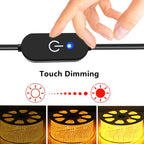 JUNSUNMAY DC 5.5mmx2.5mm LED Touch Inline Dimmer Switch Controller for Single Color, Length 30cm — view 6