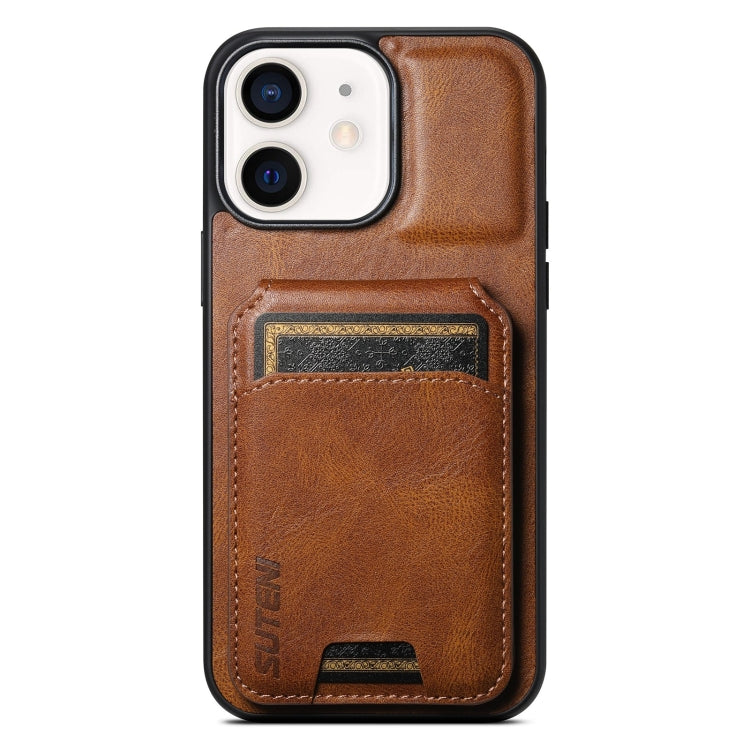 Suteni H02 Leather Wallet Stand Back Phone Case — view 31