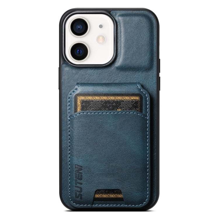 Suteni H02 Leather Wallet Stand Back Phone Case — view 32