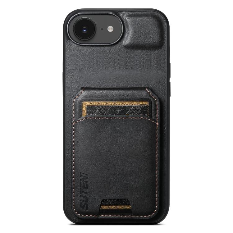 Suteni H02 Leather Wallet Stand Back Phone Case — view 27