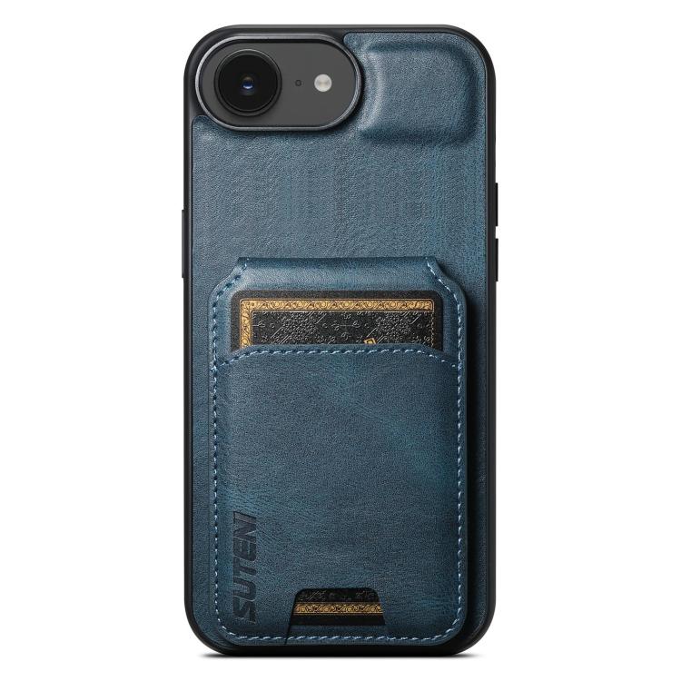 Suteni H02 Leather Wallet Stand Back Phone Case — view 29