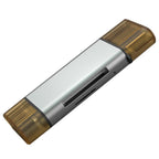 WAVLINK WL-CR3002 Multi-Function Mini Aluminum Alloy Shell Type-C+USB3.0 SD/TF Card Reader