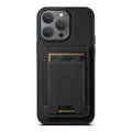 Suteni H17 Litchi Texture Leather MagSafe Detachable Wallet Phone Case