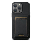 Suteni H17 Litchi Texture Leather MagSafe Detachable Wallet Phone Case