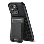 Suteni H17 Oil Eax Leather MagSafe Detachable Wallet Phone Case
