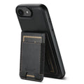 Suteni H17 Oil Eax Leather MagSafe Detachable Wallet Phone Case