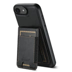Suteni H17 Oil Eax Leather MagSafe Detachable Wallet Phone Case