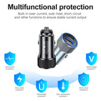 P19 Metal PD20W USB-C + QC18W USB Car Charger with USB-C to USB-C Date Cable for iPhone 15 series — view 6