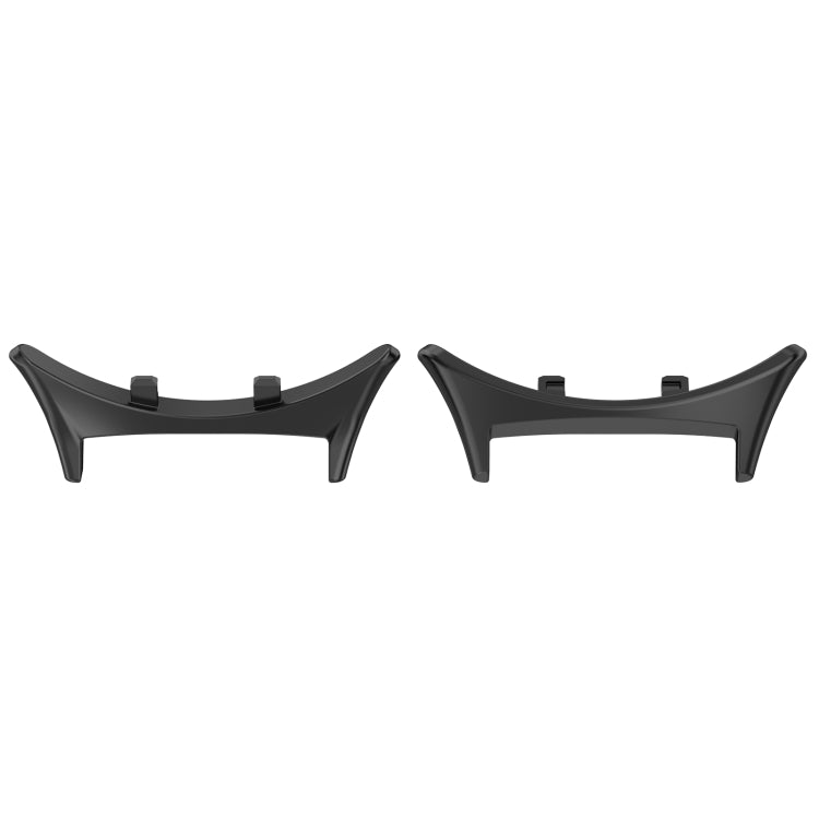 For vivo Watch 3 1 Pair Metal Watch Band Connector — Black