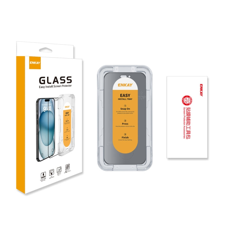 ENKAY Easy Install Anti-peeping Privacy Full Screen Tempered Glass Film — view 20
