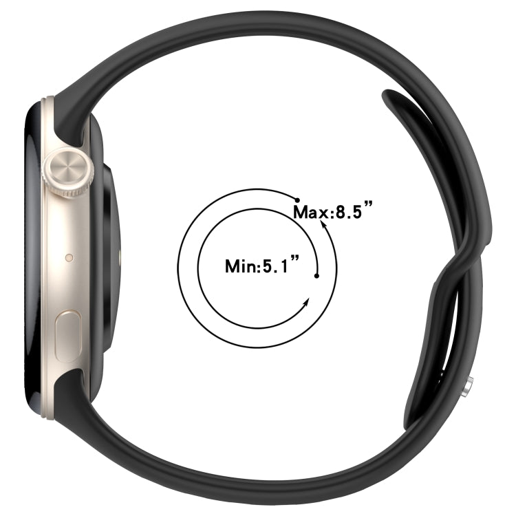 For vivo Watch 3 / iQOO Watch Solid Color Silicone Watch Band — view 17