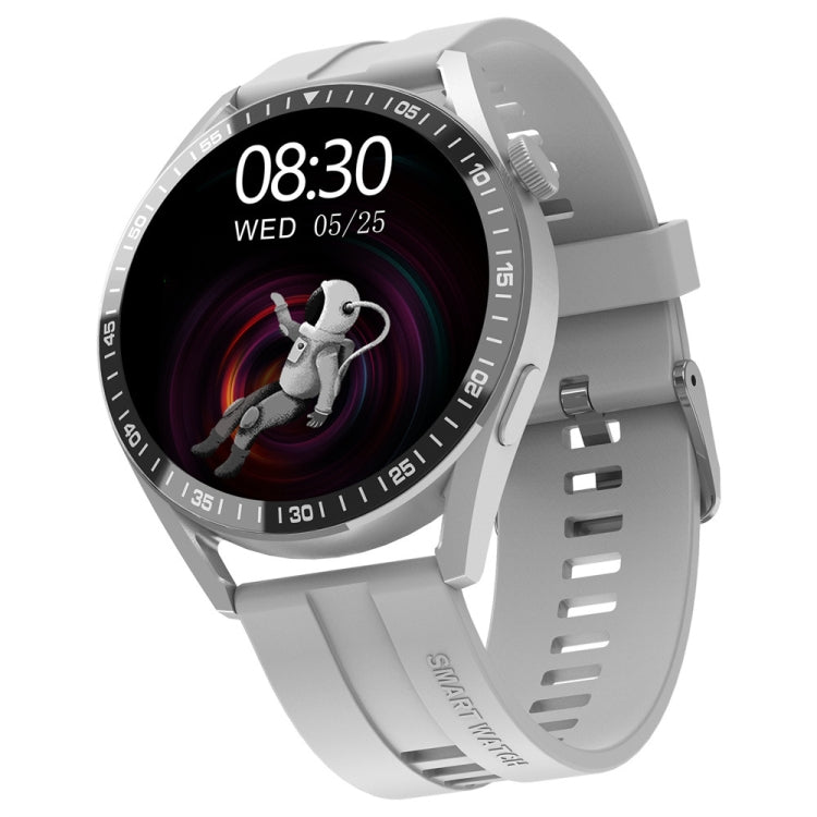 G3 1.32 inch Color Screen Smart Watch, Support Bluetooth Call / Heart Rate / Blood Pressure / Blood Oxygen Monitoring — Silver