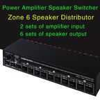 Power Amplifier Speaker Selector 6 Region Stereo Speaker Switcher, 2 In 6 Out — view 4