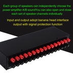 Power Amplifier Speaker Selector 6 Region Stereo Speaker Switcher, 2 In 6 Out — view 5
