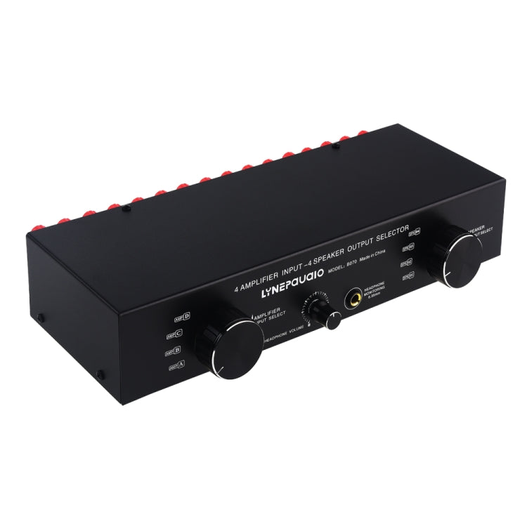 Power Amplifier Speaker Selector Switcher Speaker Comparator, 4 Input 4 Ooutput