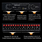 Power Amplifier Speaker Selector Switcher Speaker Comparator, 4 Input 4 Ooutput — view 11