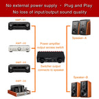 Power Amplifier Speaker Selector Switcher, 4 Input 2 Output or 2 In 4 Out