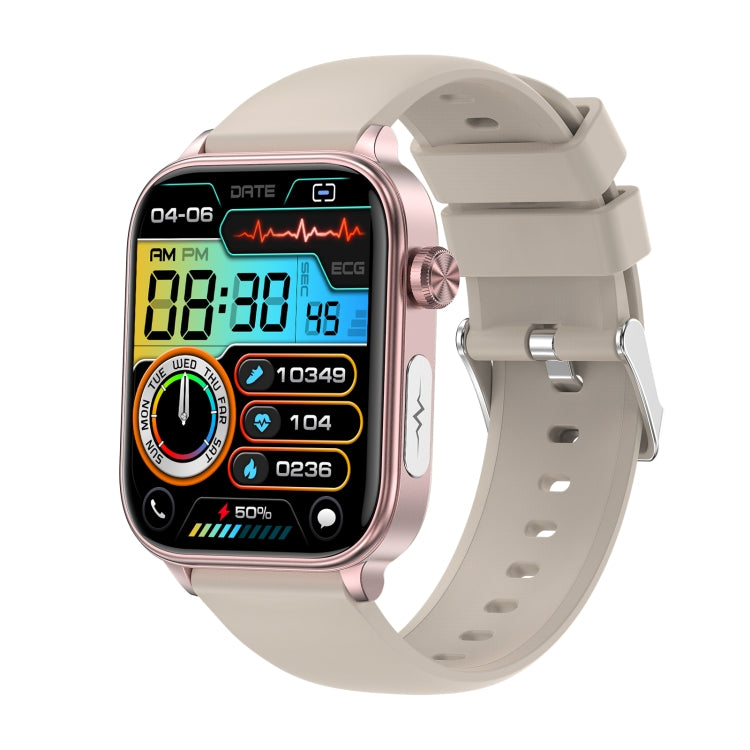 ET570 1.96 inch Color Screen Smart Watch Silicone Strap, Support Bluetooth Call / ECG — view 7