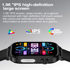 ET570 1.96 inch Color Screen Smart Watch Silicone Strap, Support Bluetooth Call / ECG — view 8