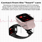 ET570 1.96 inch Color Screen Smart Watch Silicone Strap, Support Bluetooth Call / ECG — view 10