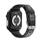 ET570 1.96 inch Color Screen Smart Watch Leather Strap, Support Bluetooth Call / ECG — view 4