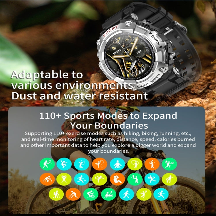 T96 1.52 inch Amoled Screen 2 in 1 Bluetooth Earphone Smart Watch — view 8