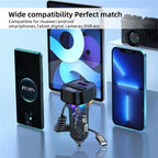 C53 Fast Charging Car Charger Car Bluetooth Receiver FM Transmitter MP3 Player — view 5