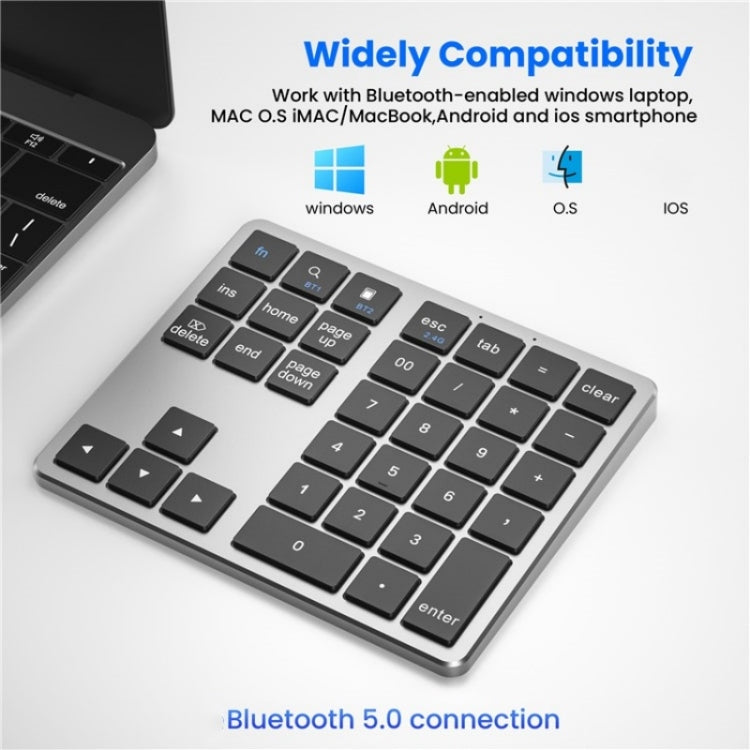 K-35 Computer Laptop Keyboard 35-Keys Tablet Accessories Bluetooth Keypad