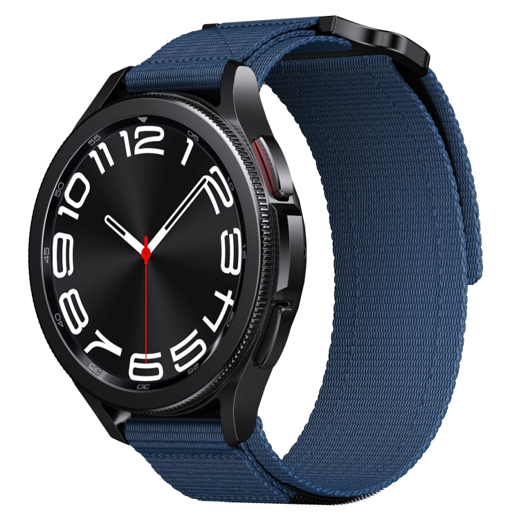 20mm Two Color Nylon Canvas Hook And Loop Fastener Watch Band