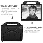 Children EVA Shockproof Tablet Case with Thumb Bracket