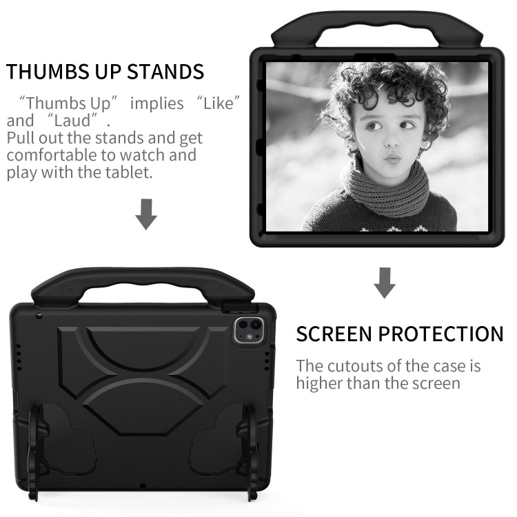 Children EVA Shockproof Tablet Case with Thumb Bracket