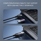 T203 USB + Type-C 3.0 Converter Hub 5Gbps USB 3.0 Data Transfer Adapter for Laptop / Tablet PC — view 5