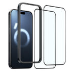 NORTHJO 2pcs A++ Tempered Glass Film with Installation Frame — For iPhone 16 Pro Max