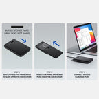 H8 2.5-inch SATA Mechanical Solid-State SSD Hard Drive Box For Windows / Mac / Linux — view 3
