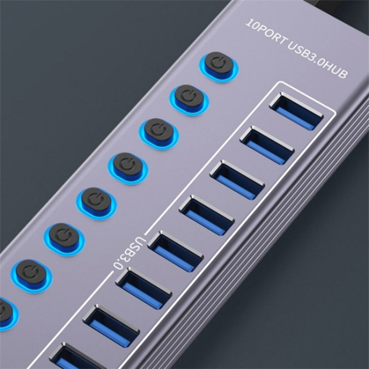 U310 10-in-1 USB 3.0 Extension HUB USB Power Charging Station with Individual Switch — view 8
