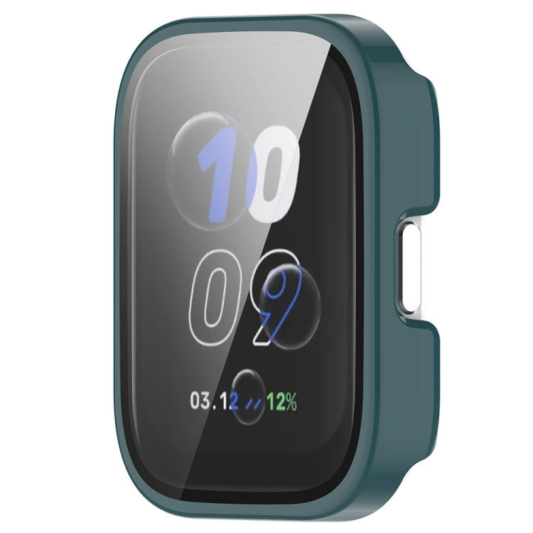 For Amazfit bip5 Unity PC + Tempered Glass Film Integrated Watch Protective Case
